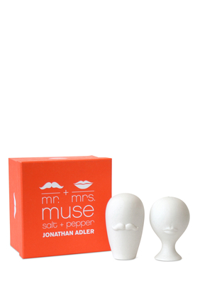 Mr & Mrs Muse Salt and Pepper Shakers